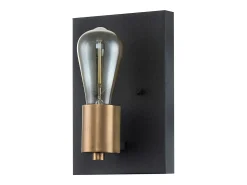 Elstead Hinkley Silas Vägglampa Åldrad zink & Heritage Mässing