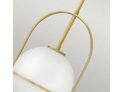 Elstead Hinkley Somerset Globe Pendel Taklampa Heritage Brass
