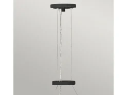 Elstead Hinkley Willow Cylindrisk taklampa kolsvart med Deluxe guld
