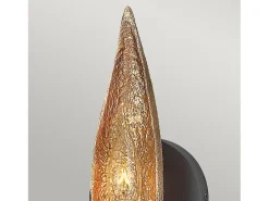 Elstead Hinkley Willow Vägglampa kolsvart med Deluxe guld