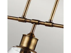 Elstead Hobson 3 Light Ceiling Island Chandelier Pendant Bar Light Brass, E27