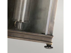 Elstead Holborn 1 Ljus Utomhus Liten Vägg Halv Lykta Ljus Mörk Brons IP44, E14