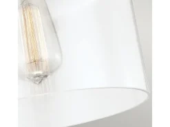 Elstead Hounslow 1 Light Flush Light, polerat nickel
