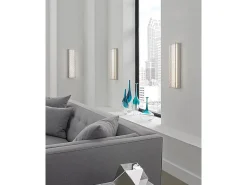 Elstead Kenney LED 4 ljus inomhus vägglampa Silver