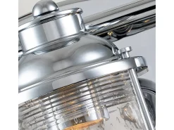 Elstead Kichler Ashland Vägglampa polerad krom, IP44