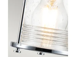 Elstead Kichler Ashland Vägglampa polerad krom, IP44