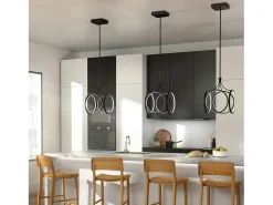 Elstead Kichler Ciri Integrerad LED-taklampa mattsvart, 3000K