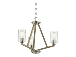 Elstead Kichler Deryn Multi Arm Pendel Takljus Distressed Antique Grey