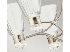 Elstead Kichler Kayva Integrerad LED multiarm taklampa polerad nickel, 3000K, IP44