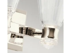 Elstead Kichler Kayva Integrerad LED-vägglampa polerad nickel, 3000K, IP44