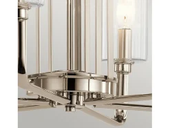 Elstead Kichler Kimrose Multi Arm Pendel Taklampa Polerad Nickel