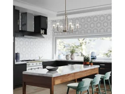 Elstead Kichler Kimrose Multi Arm Pendel Taklampa Polerad Nickel