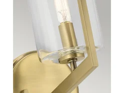 Elstead Kichler Nye Vägglampa Borstad Naturmässing