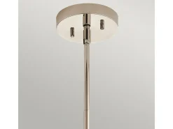 Elstead Kichler Triocent Globe Pendel Taklampa polerad nickel, IP44