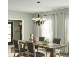 Elstead Lacey 5 ljus multiarm ljuskrona bronsfinish, E14