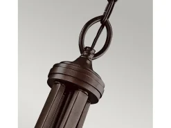 Elstead Lacey 4 Ljus Stort Runt Takhänge Mission Bronze, E27