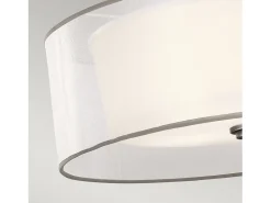 Elstead Lacey 4 Ljus Stort hänge, antikt tenn, E27