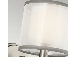 Elstead Lacey 1 ljus vägglampa, antiktenn, E14
