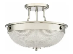 Elstead Mantle 2 Light Semi-Flush - Polerat nickel, E27