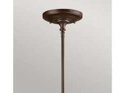 Elstead Mayflower 1 Light Dome Tak Mini Pendel Olde Bronze, E27