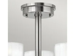 Elstead Meridian 3 Ljus Semi Spola Multi Arm Tak Ljus Borstad Nickel, G9