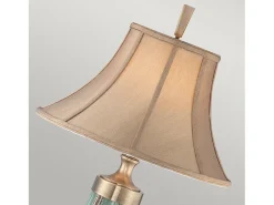 Elstead Monteverde 1 ljus bordslampa keramik, grön, åldrad mässing, E27