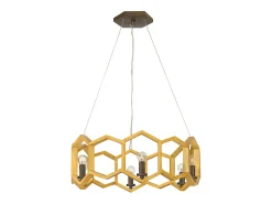 Elstead Moxie 6 ljus takhänge guld, E14