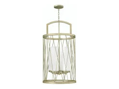 Elstead Nest 4 Ljus taklampa Ljuskrona Silver Leaf, E27