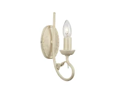 Elstead Olivia 1 ljus inomhusljus vägglampa guld, elfenben, E14