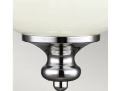 Elstead Parkman 1 ljus liten klot takhänge polerad nickel, E27