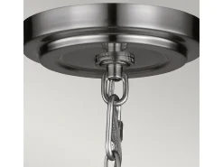 Elstead Parkman 1 ljus stor klot takhänge polerad nickel, E27
