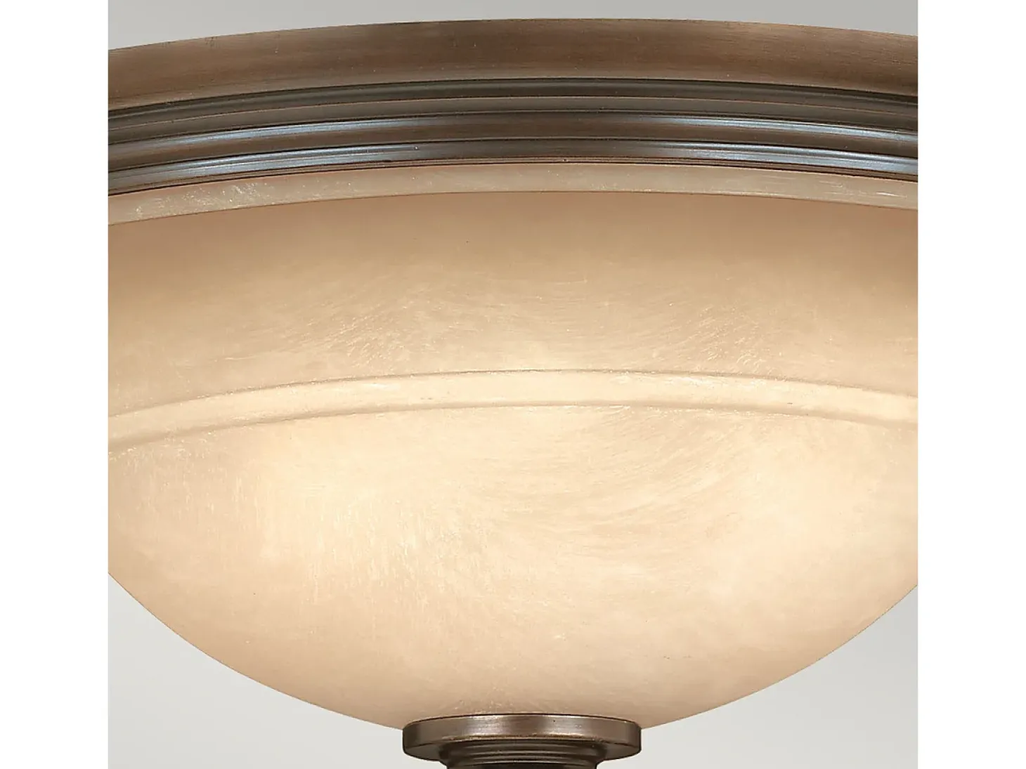 Elstead Plymouth 3 Ljus Semi Flush Ceiling Light Olde Bronze, E27