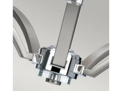Elstead Prospect Park 5 ljus flerarmad ljuskrona satinnickel, kromfinish, E27