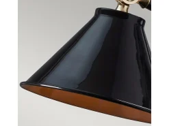 Elstead Provence Element 1 ljus bordslampa svart, polerad mässing, E27