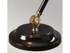 Elstead Provence Element 1 ljus bordslampa svart, polerad mässing, E27