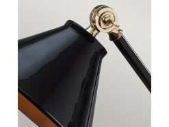 Elstead Provence Element 1 ljus bordslampa svart, polerad mässing, E27