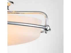 Elstead Quoizel Griffin Skål Semi Flush Taklampa Polerad Krom