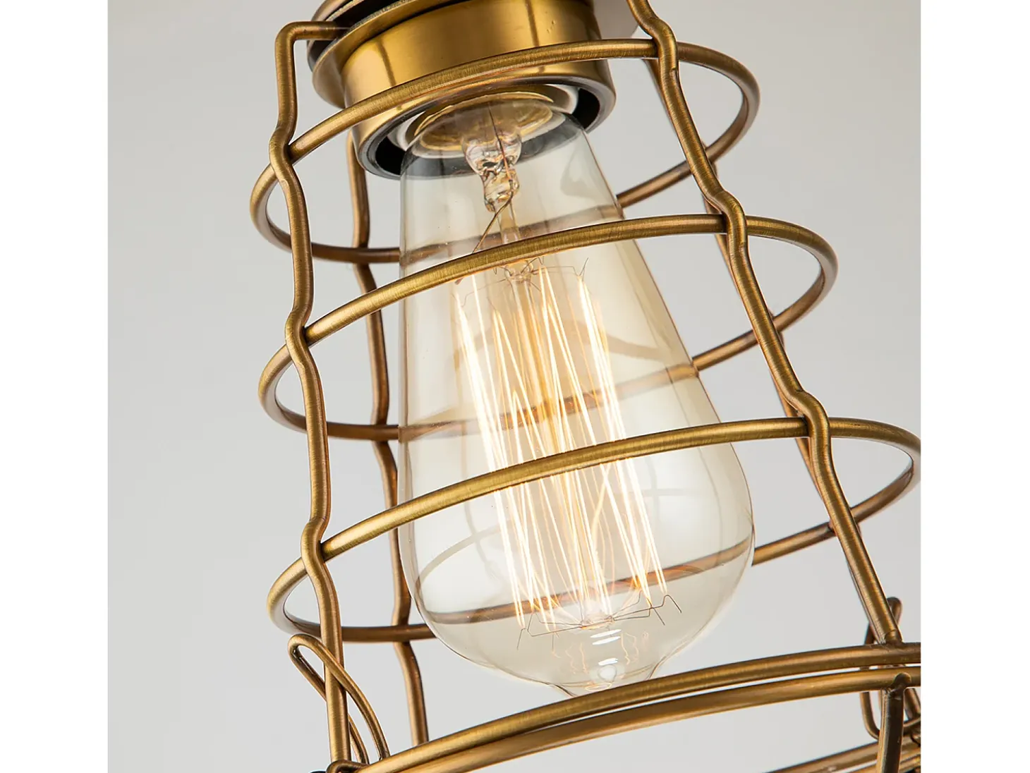 Elstead Quoizel Mixon Semi Flush Ceiling Light Weathered mässing