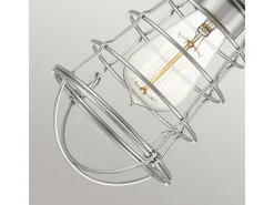 Elstead Quoizel Mixon Semi Flush Ceiling Light Borstad Nickel