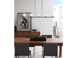 Elstead Rubin 10 Light Ceiling Island Ljuskrona Pendel Bar Light Polerad Nickel, G9