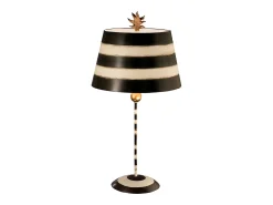 Elstead South Beach 1 ljus bordslampa svart, kräm, E27