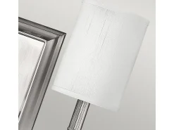 Elstead Sussex 2 ljus inomhusvägglampa Borstad nickel, E14