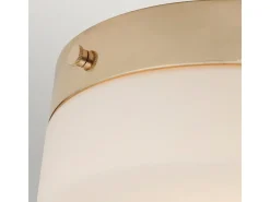 Elstead Tamar 1 Ljus Large Flush Light - Polerat guld