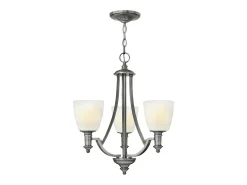 Elstead Truman Ljuskrona med flera armar 3 ljus antik nickelfinish, E27