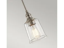 Elstead Waverly 1 Light Mini Pendel, Classic Pewter, E27