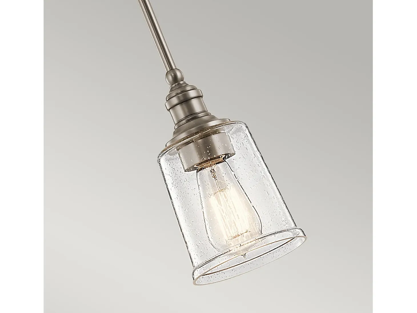 Elstead Waverly 1 Light Mini Pendel, Classic Pewter, E27