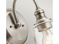 Elstead Waverly 1 ljus vägglampa, klassisk tenn, E27