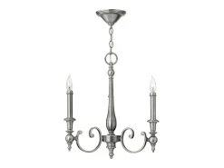Elstead Yorktown Ljuskrona 3 ljus antik nickelfinish, E14