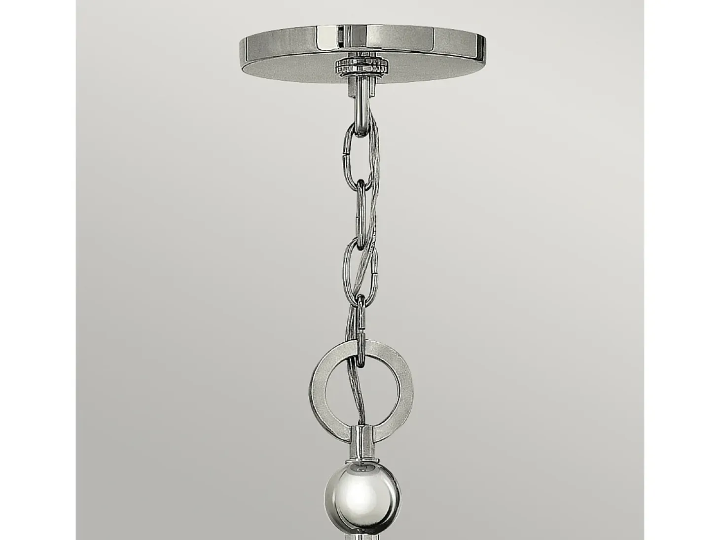 Elstead Zelda 5 ljus multiarm ljuskrona polerad nickelfinish, E27