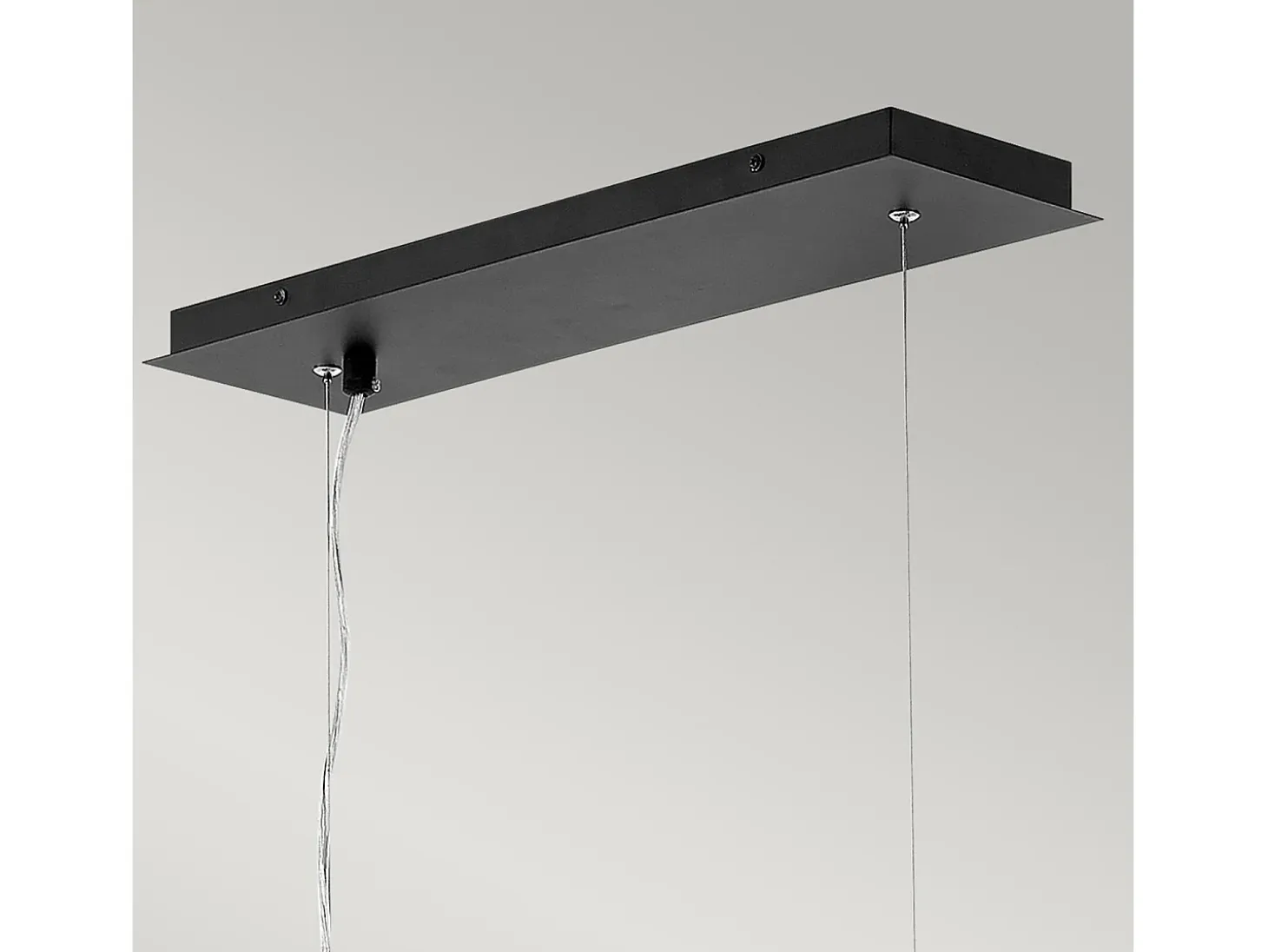 Elstead Zuma 6 ljushänge, satinsvart, silver, E27